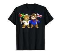 Guyana Costa Rica Flag Guyanese Roots Costa Rican Heritage T-Shirt