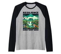 Guyana Flag Home Country Homeland Proud Guyanaese Roots Raglan Baseball Tee