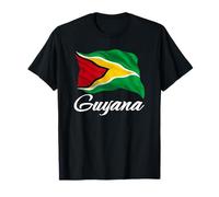Guyana Flag Patriotic Men Women Kids Guyanese T-Shirt