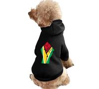 Guyana Flag Resist Cute Dog And Cat Clothes Pet Hoodie Sweatshirt Pullover Sweater Coat