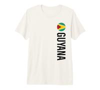 Guyana Flag Vertical Premium T-Shirt