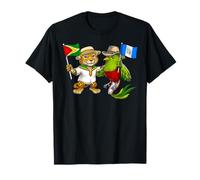 Guyana Guatemala Flag Guyanese Roots Guatemalan Heritage T-Shirt