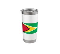 Guyana Guyanese Flag Carnival Mas Stainless Steel Insulated Tumbler