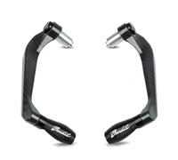 GUYANA Levers Protector for Suzuki for Bandit 1250 250 400 650 GSF650 1200 GSF600S Motorcycle Brake Clutch Levers Guard Protector(Black- Silver)