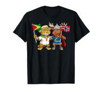 Guyana Norway Flag Guyanese Roots Norwegian Heritage T-Shirt
