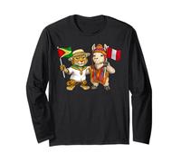 Guyana Peru Flag Guyanese Roots Peruvian Heritage Long Sleeve T-Shirt