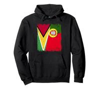 Guyana Portugal Flag | Guyanese Portuguese Roots Pullover Hoodie