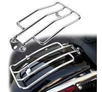 GuyAna Rear Rack For Harley For Davidson Sportster For Custom XL 1200C 1996-2000 2001 2002 2003 Motorcycle Luggage Rack Tail Rack Rear Solo Seat Steel Luggage Rack(Silver)