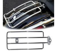 GuyAna Rear Rack For Harley For Davidson Sportster XLX 1000 1985 Motorcycle Solo Seat Luggage Rack Tail Cargo Support Rear Luggage Carrier Rack(Silver)