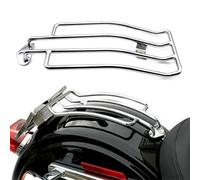 GuyAna Rear Rack Motorcycle Accessories Chrome Solo Seat Support Cargo Holder Shelf Rear Luggage Rack For Harley Sportster XR 1000 1985