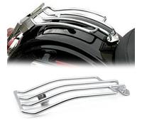 GuyAna Rear Rack Motorcycle Chrome Solo Seat Carrier Luggage Rest Rack Cargo Shelf Bracket Accessories For Harley Sportster XLH 1000 1985-1987 1986