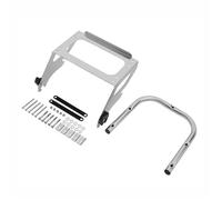 GuyAna Rear Rack Motorcycle Rear Luggage Rack Solo Rack Docking Hardware Kit Bracket For Harley For Road King For Custom EFI FLHRSI 2004 2005 2006(Chrome)