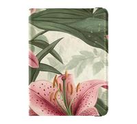 Guyana Regia Lily Red Leather decorative waterproof passport holder for travel Vaccine Case Protector Cover Wallet Passport Holder Waterproof, Guyana regia lily red, One Size