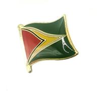 Guyana South America American Metal Country Flag Pin Badge