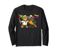 Guyana Venezuela Flag Guyanese Roots Venezuelan Heritage Long Sleeve T-Shirt