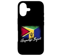 Guyanese Bajan Barbadian Roots Guyana Barbados Flag Case for iPhone 17
