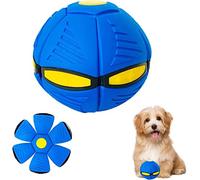 GUYAQ Pet Toy - Flying Saucer for Cats & Dogs, Blue