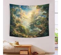 GUYDZOOM 3D Heaven Print Wall Blanket Home Decoration Bedding Poster Wall Art Tapestry Wall Hanging Tapestries Soft Polyester for Bedroom Living Room Dorm Decor 180cmx230cm