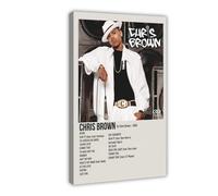 GUyfam Chris Brown's Album Cover - Chris Brown Poster Canvas Poster Wall Art Decor Print Picture Paintings for Living Room Bedroom Decoration 08x12inch(20x30cm)