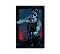 GUyfam Movie Poster Terminator Sarah Connor Poster Canvas Poster Wall Art Decor Print Picture Paintings for Living Room Bedroom Decoration 08x12inch(20x30cm)