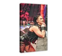 GUyfam Rhea Ripley Wrestler Poster (11) Canvas Poster Wall Art Decor Print Picture Paintings for Living Room Bedroom Decoration 12x18inch(30x45cm)