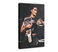 GUyfam Rhea Ripley Wrestler Poster 15 Canvas Poster Bedroom Decor Sports Landscape Office Room Decor Gift 12x18inch(30x45cm)