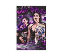 GUyfam Rhea Ripley Wrestler Poster 22 Canvas Poster Wall Art Decor Print Picture Paintings for Living Room Bedroom Decoration 08x12inch(20x30cm)