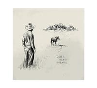 GUyfam Zach Bryan Music Quiet Heavy Dreams Poster Canvas Poster Bedroom Decor Sports Landscape Office Room Decor Gift 16x16inch(40x40cm)