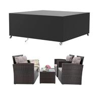 Guying Art Garden Furniture Covers Waterproof,250x90x70cm Patio Garden Table Cover Windproof, Anti-UV, Heavy Duty 420D Oxford Fabric, Rectangular for Outside Sofa Table Chairs Set