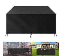 Guying Art Garden Furniture Covers Waterproof,300x100x75cm(LxWxH) Patio Furniture Cover for outside Rectangle/Rectangular Table and Chair Set, rattan furniture set