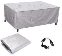 Guying Art Garden Sofa Covers Waterproof Garden Table Cover (210x90x85cm 600D Heavy Duty Oxford Polyester for Outdoor Patio Rectangular Chair and Table Rattan Sofa Cover