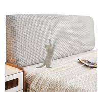 GUYIRT Headboard Cover Cat Scratch Proof, Soft Stretch Bed Headboard Slipcover, Headboard Slip Cover Full Queen King Size Bed, for Bedroom Decor (light gray,150cm(59in))