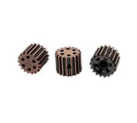 Guyker 3Pcs Guitar Bass Knobs with 6mm Dia. Shaft Pots - Hollow Out Style Copper Tone Volume Control Potentiometer Knob Replacement for Electric Guitar Bass (Antique Bronze)