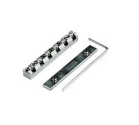 Guyker 43mm Guitar Roller Nut - Titanium alloy Ball Nut Height Adjustable Split Regulation Replacement Parts Compatible with 6 String Les Paul LP Style Guitar
