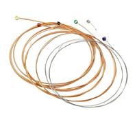 Guyker Acoustic Guitar Strings, 6-String USA Carbon Steel Core Strings Set Including 1E 2B 3G 4D 5A 6E (AAR-1253)