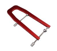 Guyker Aluminum Alloy Acoustic Guitar Repair Tool, CNC Machined Fixing Tool-Mend Panel Backplane Cracking and Opening Repair Adhesive Clamp 8 Hole Red (1PCS Short Length 250mm)