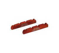 Guyker Bass Guitar Bone Nut - 4 String Flat Bottom Pre-Slotted Bone Nuts Replacement Parts Accessories for PB JB Precision Bass Jazz Bass Set of 2 Red, 38x3.5x6mm BTR3836