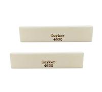 Guyker Bone Nut, 2 Piece, 46x3.8x10mm 4630 for Folk & Classical Guitars, Mandolin, Banjos, Ukulele, Acoustic & Electric Guitars