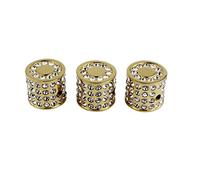 Guyker Diamond Style Guitar Bass Potentiometer Control Knobs with 6mm Dia. Shaft Pots - High Grade Copper Dome Speed Tone Volume Knob Replacement for Electric Guitar or Precision Bass - gold