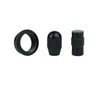 Guyker Electric Guitar Toggle Switch Pickup Selector, Round + Straight Style Switchcraft Tip Cap Knob & Thread Knurled Nut Washer for EPI Guitar Accessories, KG-1003 Black