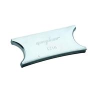 Guyker Fret Press Insert, 304 Stainless Steel Manually Fingerboard Pressure Radian Fret Insert for Acoustic Electric Guitar Bass Luthier DIY Tool Handheld Version, 12" Radius