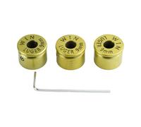 Guyker Guitar Potentiometer Control Knobs Dia. 6mm Shaft Pots, 3PCS Zinc alloy Dome Speed Tone Volume Switch Cap Set Replacement Part for Electric Guitar or Precision Bass (CKB039, Old Brass)
