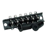 Guyker Guitar Roller Bridge String Spacing 10.5mm, Mosrite Style Bridge with Studs Compatible with 6 String Les Paul LP Electric Guitar (GM018A, Black)