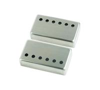 guyker Humbucker Pickup Covers 50mm/52mm Pole Spacing, 2PCS Cupronickel Guitar Neck/Bridge Covers, PC001-Brushed