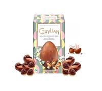 Guylian chocolate seashells easter eggs - large easter egg - luxury easter egg of belgian milk chocolate egg with 12 individually wrapped seahorses - easter gifts for men women adults