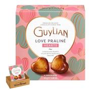 Guylian Love Praline Hazelnut Filled Chocolate Hearts, 4 Chocolates, 42g, Belgian Premium, Vegetarian, Hazelnut Praline Filled Chocolate Hearts, Bundle by UrbanShoppi (Pack of 2)