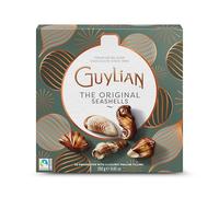 Guylian Seafood Pralines Christmas Edition 250g - Belgian chocolate with nut nougat, mint green gift box, great advent & christmas gift idea, fine praline assortment the original