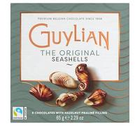 Guylian The Original Seashells, 6 Chocolates with Hazelnut Praliné Filling, 65g (Pack of 1)