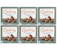 Guylian The Original Seashells, 6 Chocolates with Hazelnut Praliné Filling, 65g (Pack of 6)