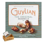 Guylian The Original Seashells 6 Chocolates with Hazelnut Praliné Filling - Fairtrade, Palm Oil Free, Kosher - Luxury Gift Box, Bundle by UrbanShoppi (Pack of 1)